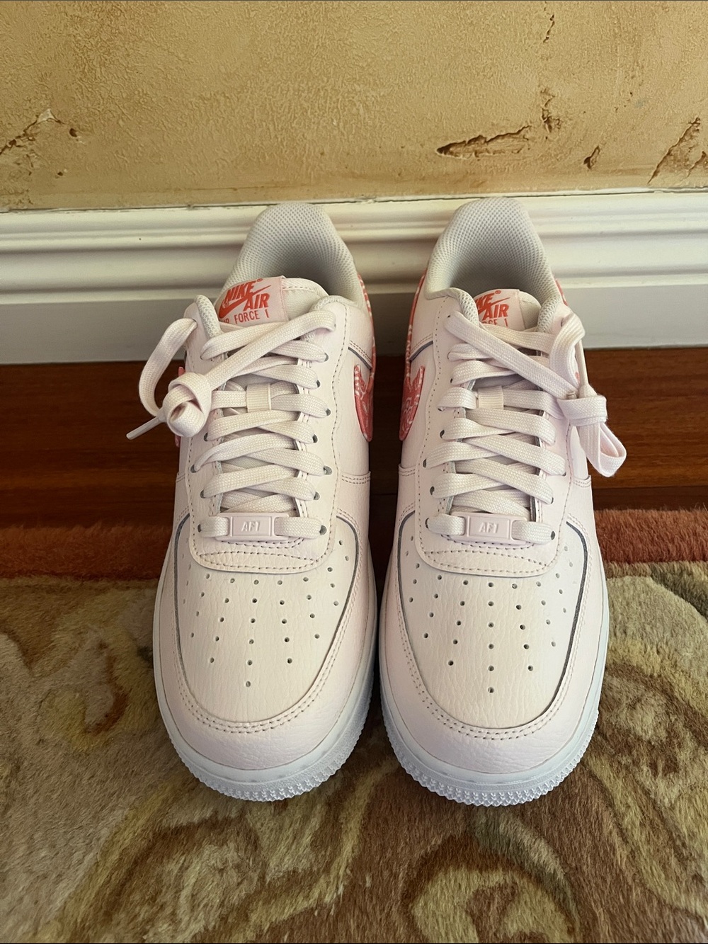 Nike Wmns Air Force 1 '07 'Pearl Pink/Coral Chalk White' Size 9.5 - New in Box - Picture 2 of 7
